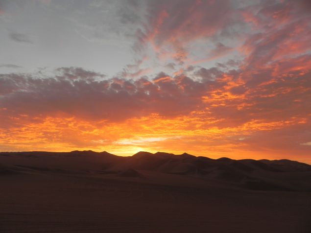 Sonnenuntergang in Peru